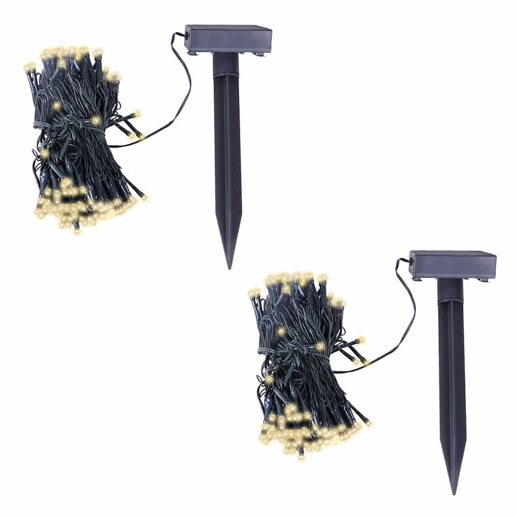 Vidaxl Lightslingers Solar LED warme weiße 2 PCs
