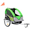 Vidaxl-Fahrradanhänger und Kinderwagen 2-in-1 grün und grau