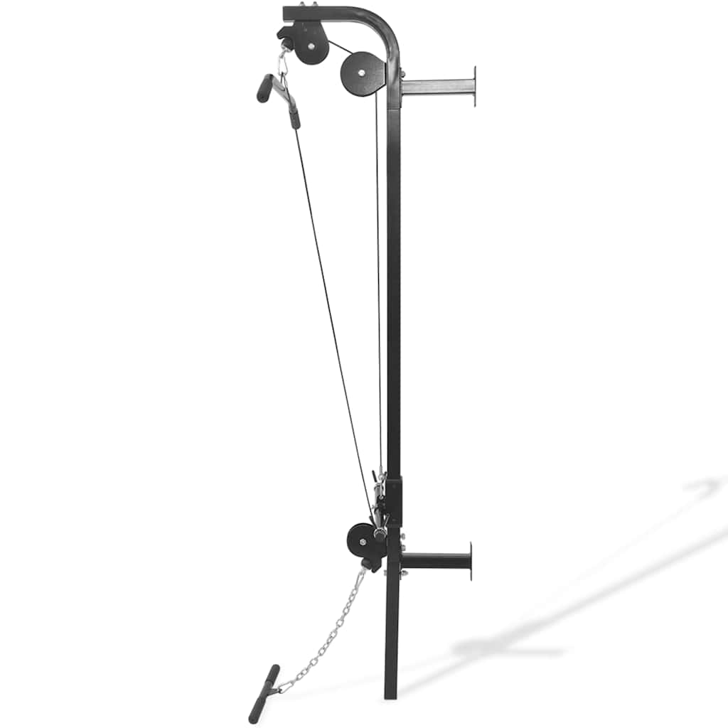 Vidaxl Home Fitness mit 2 Riemenscheiben Wand montiert