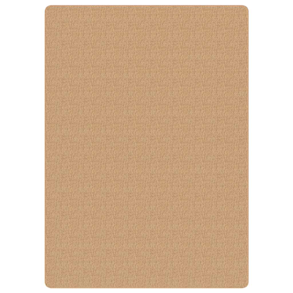 Vidaxl Teppich mit Latex unten 70x130 cm Jute natürlich
