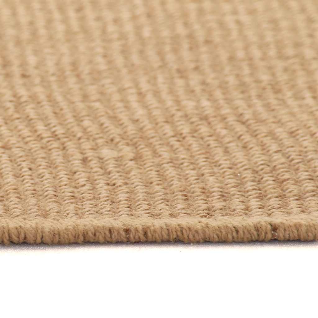 Vidaxl Teppich mit Latex unten 70x130 cm Jute natürlich