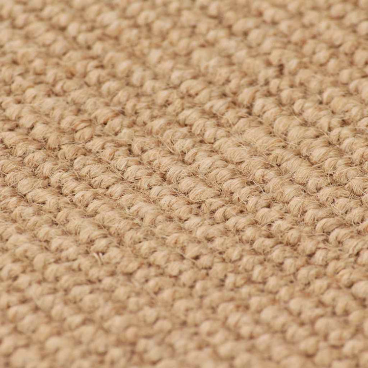 Vidaxl Teppich mit Latex unten 70x130 cm Jute natürlich