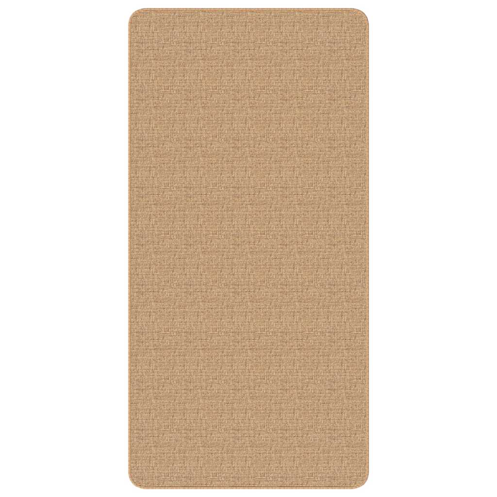 Vidaxl Teppich mit Latex unten 80x160 cm Jute natürlich