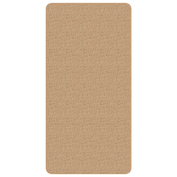 Vidaxl Teppich mit Latex unten 80x160 cm Jute natürlich