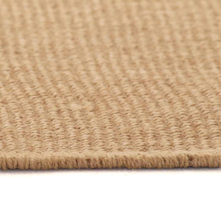 Vidaxl Teppich mit Latex unten 80x160 cm Jute natürlich