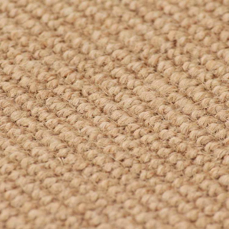 Vidaxl Teppich mit Latex unten 120x180 cm Jute Natürlich