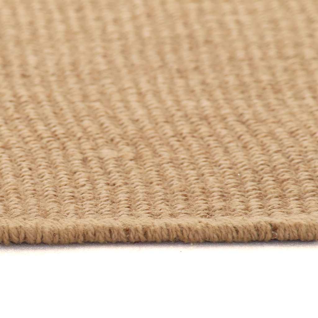 Vidaxl Teppich mit Latex unten 140x200 cm Jute Natürlich