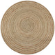 Vidaxl Teppich um 150 cm geflochtene Jute