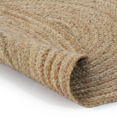 Vidaxl Teppich um 150 cm geflochtene Jute