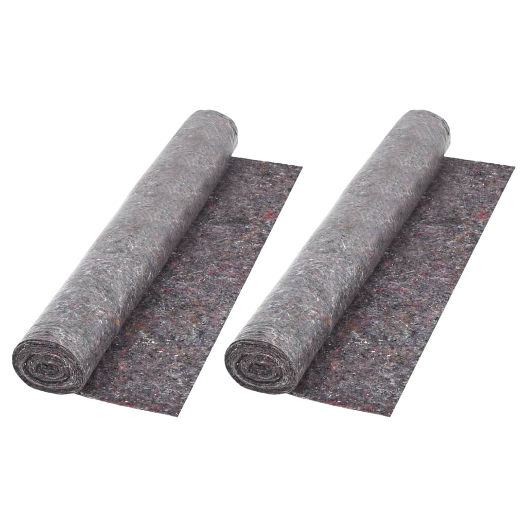 Vidaxl-Malerei Vlie Anti-Schlupf 50 m 180 g m² Grau 2 STs