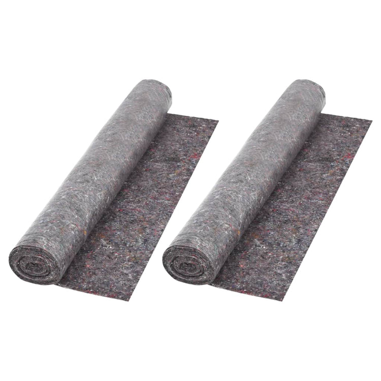 Vidaxl-Malerei Vlie Anti-Schlupf 50 m 180 g m² Grau 2 STs