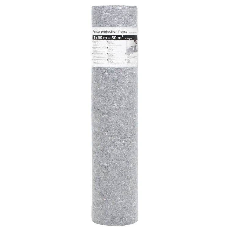 Vidaxl Painting Vlie Anti-Slip 50 m 280 g m² Grau 2 STs