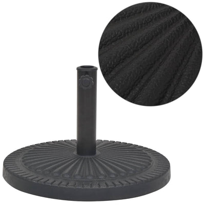 Vidaxl Parasol Fuß um 14 kg Harz schwarz