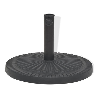 Vidaxl Parasol Fuß um 14 kg Harz schwarz