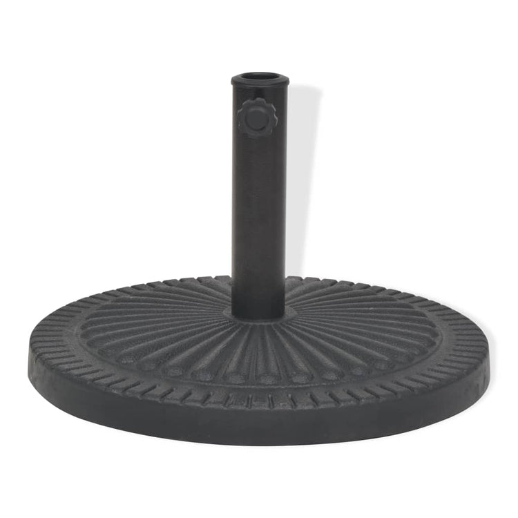 Vidaxl Parasol Fuß um 14 kg Harz schwarz