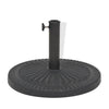 Vidaxl Parasol Fuß um 14 kg Harz schwarz