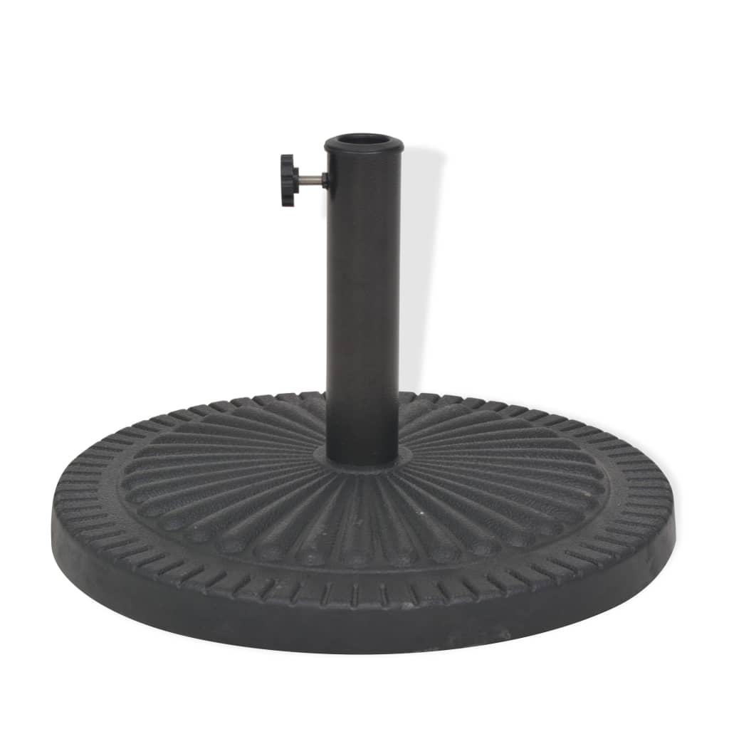 Vidaxl Parasol Fuß um 14 kg Harz schwarz