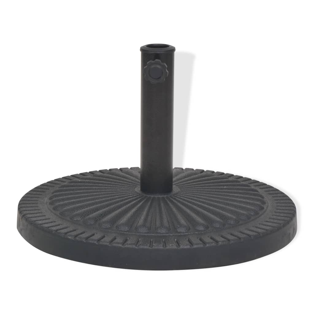 Vidaxl Parasol Fuß um 29 kg Harz schwarz