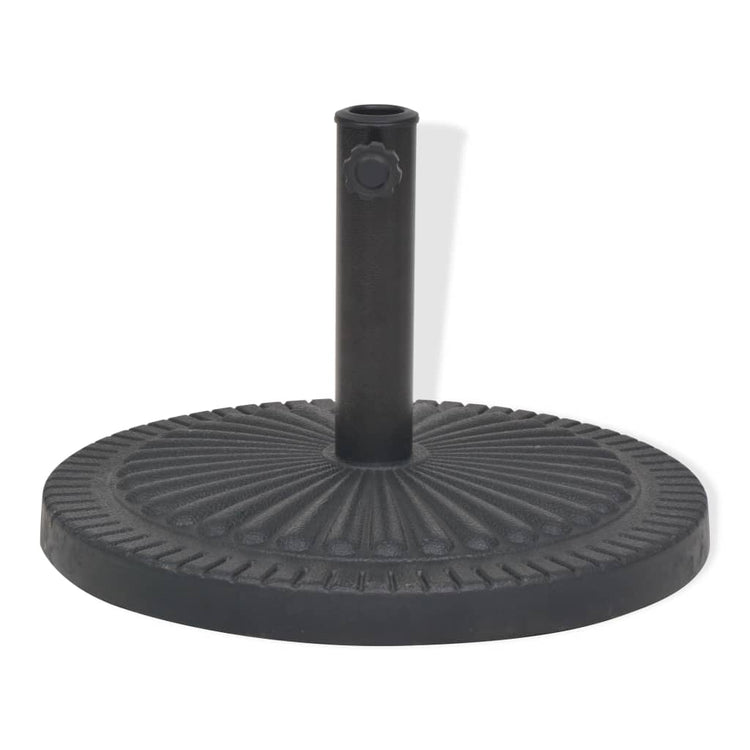 Vidaxl Parasol Fuß um 29 kg Harz schwarz