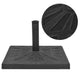 Vidaxl Parasol Foot Square 19 kg Harz schwarz