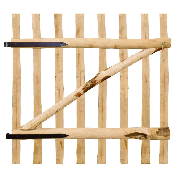Vidaxl -Port nur 100x100 cm Haselholz Holz