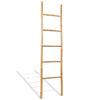 Vidaxl -Handtuchleiter mit 5 Sport 150 cm Bambus