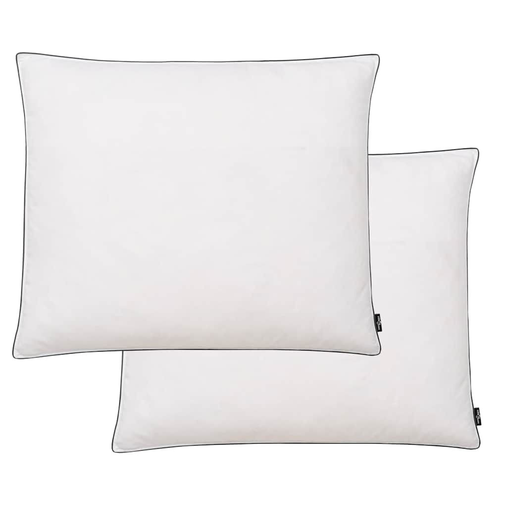 Vidaxl -Kissen 2 ST Light 70x60 cm Down Filling White