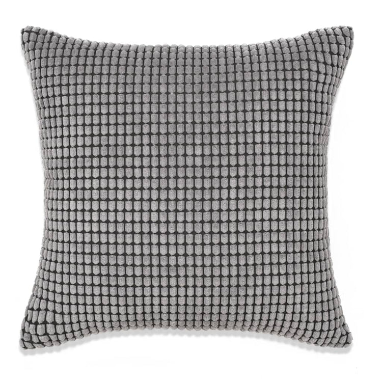 Vidaxl Dekorative Kissenset 45x45 cm Velor Grau 2-Stück