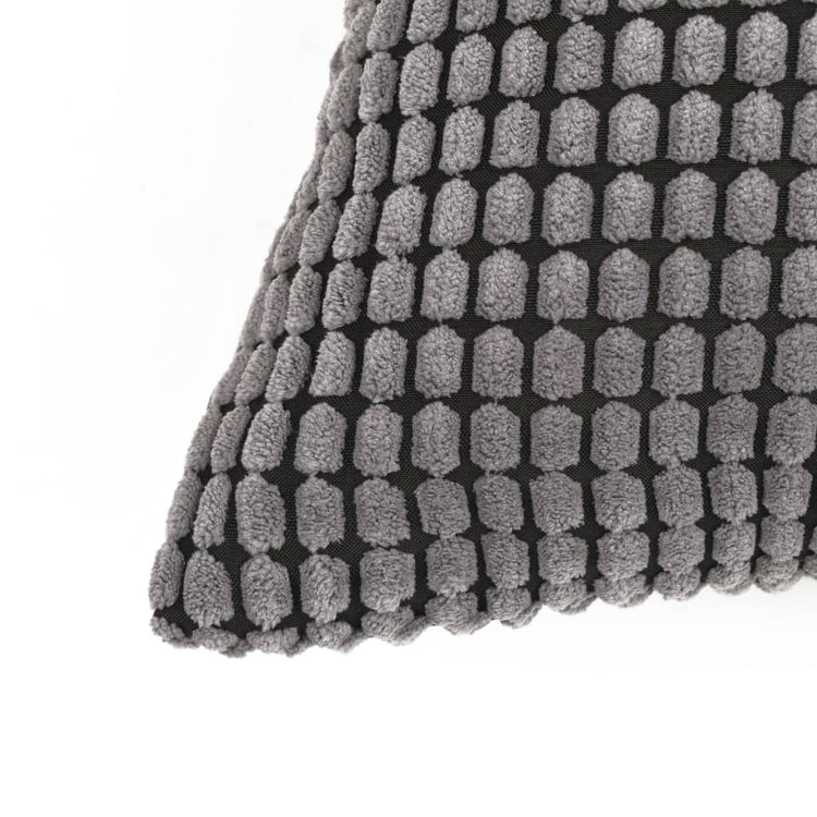 Vidaxl Dekorative Kissenset 45x45 cm Velor Grau 2-Stück