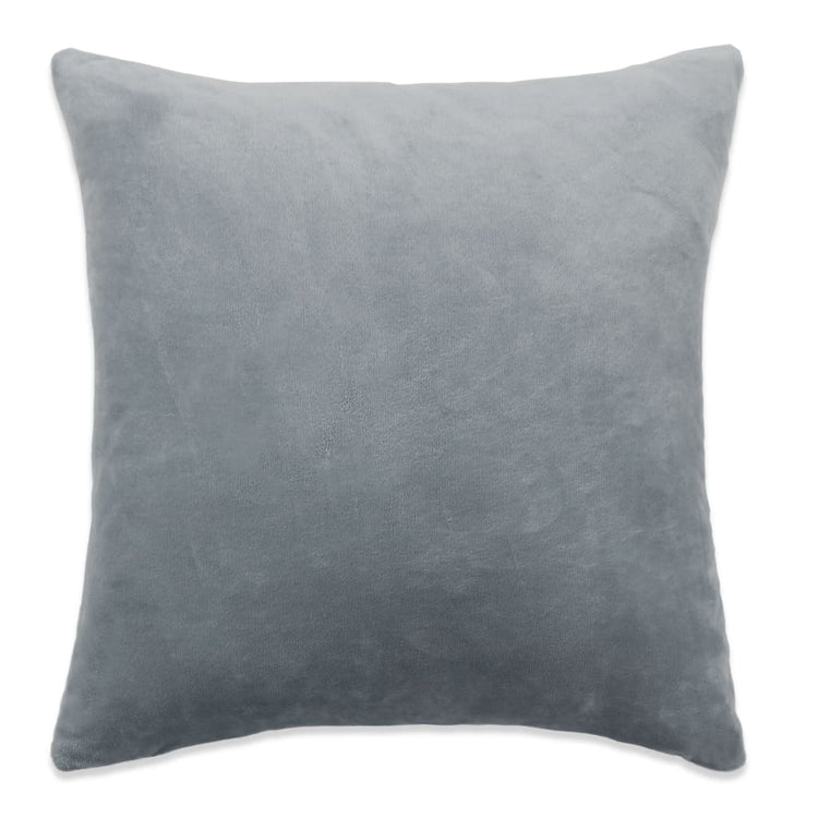 Vidaxl 2-teiliger dekoratives Kissenset 45x45 cm Stoff grau