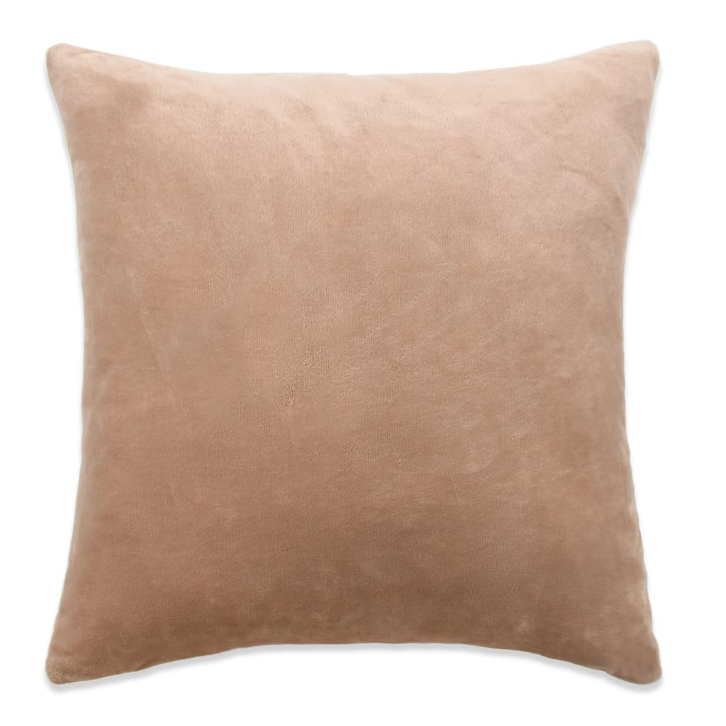 Vidaxl -Kissenbezüge 4 ST 80x80 cm Stoff Beige