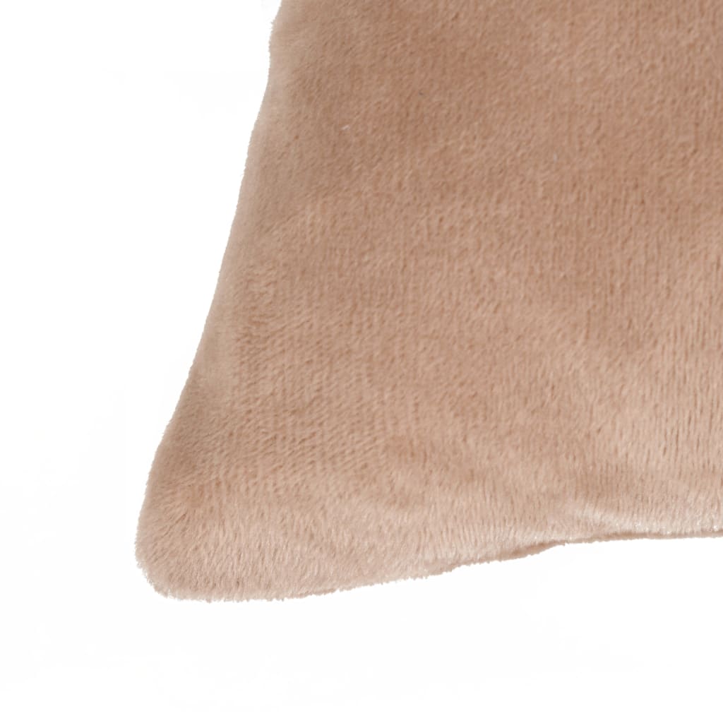 Vidaxl -Kissenbezüge 4 ST 80x80 cm Stoff Beige
