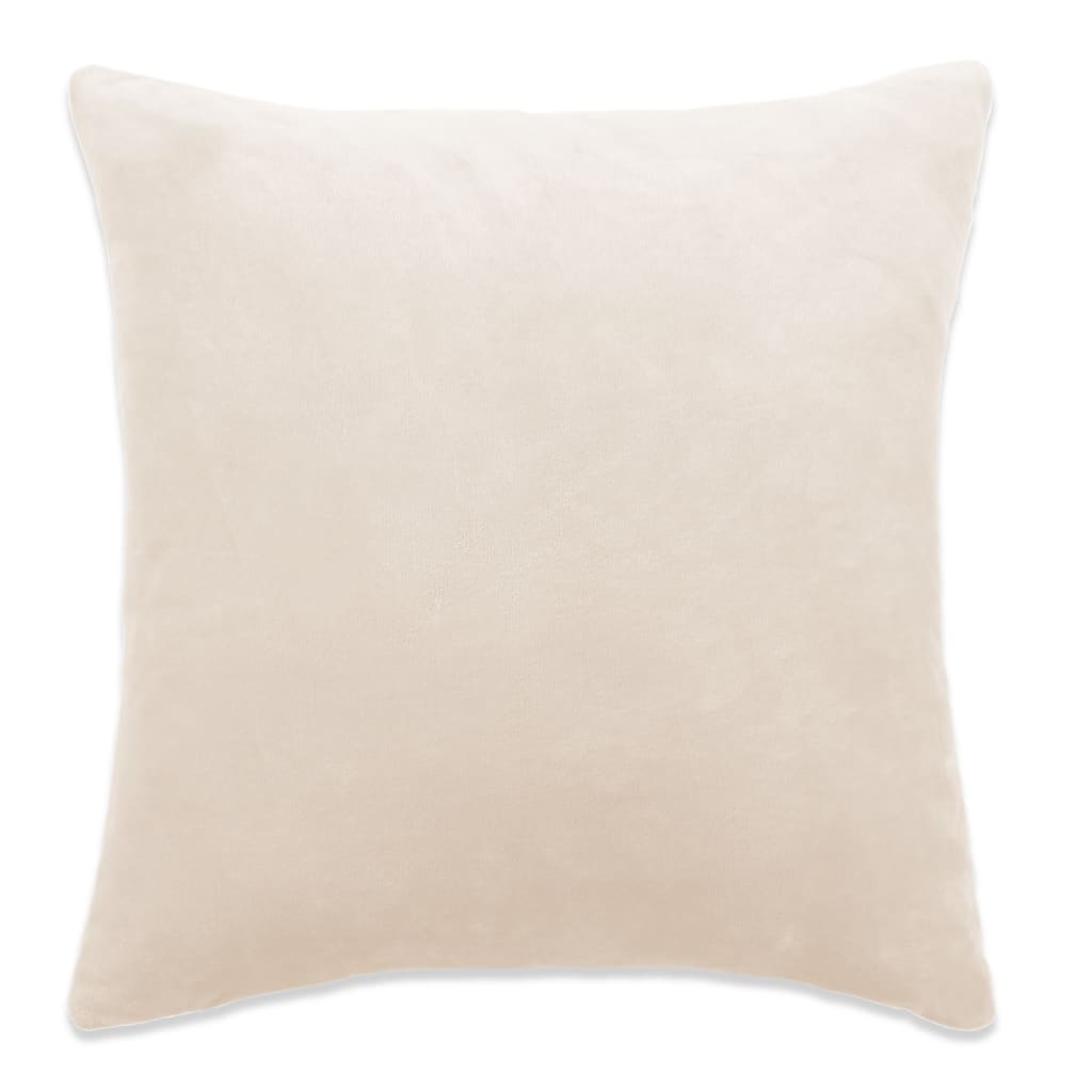 Vidaxl -Kissenbezüge 4 ST 40x40 cm Stoff gebrochen weiß