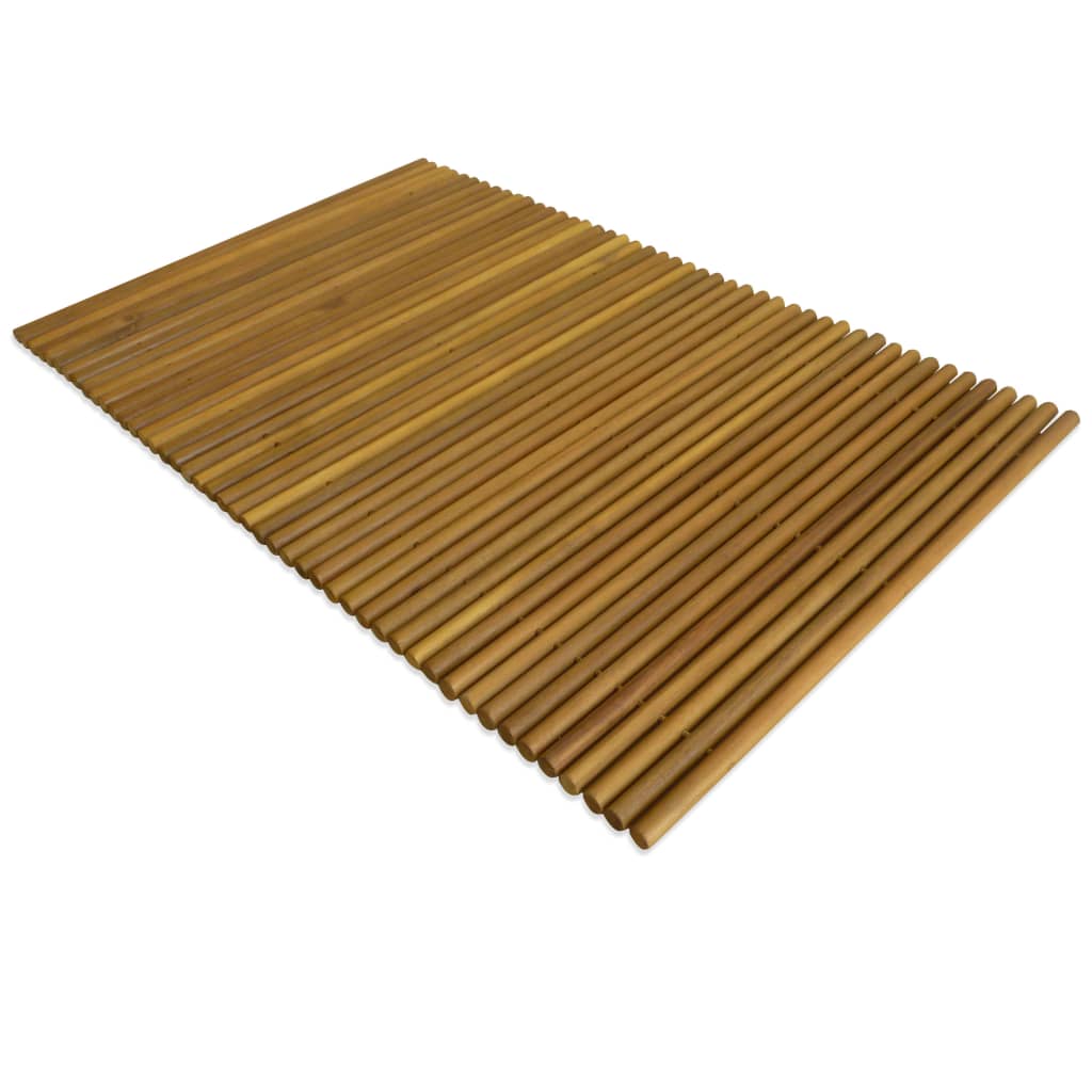 Vidaxl Bademat 80x50 cm Akazieholz