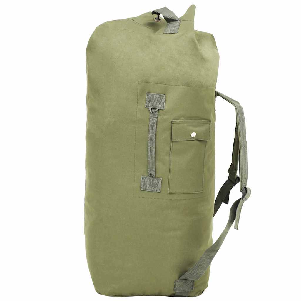 Vidaxl Sports Bag Armee Style 85 l Olive Green