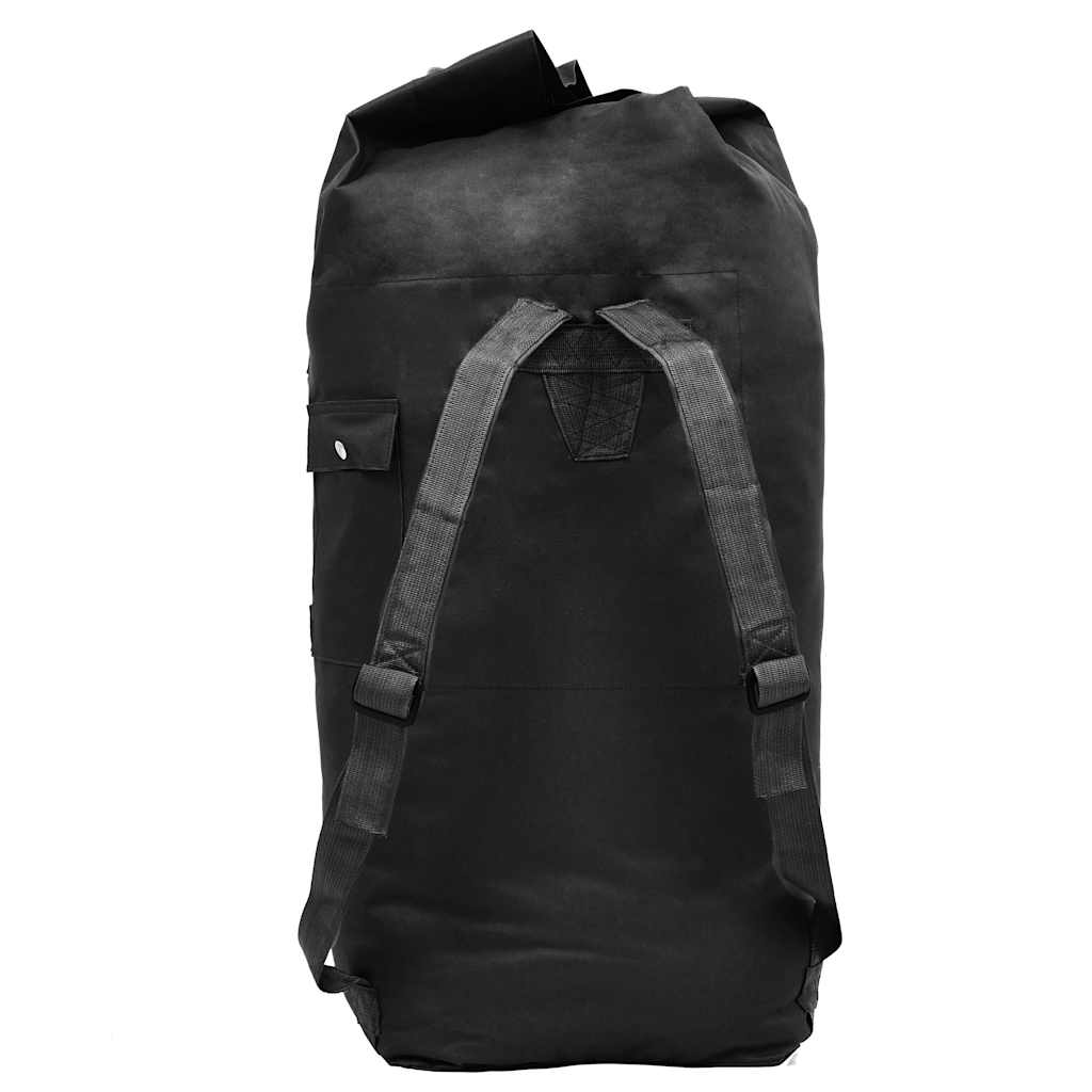 Vidaxl Plunjezak Armee Stil 85 L Schwarz
