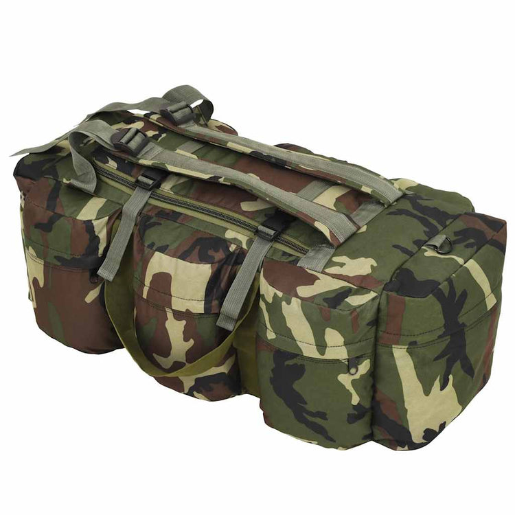Vidaxl Plunjezak 3-in-1-Armee-Stil 90 l Tarnung