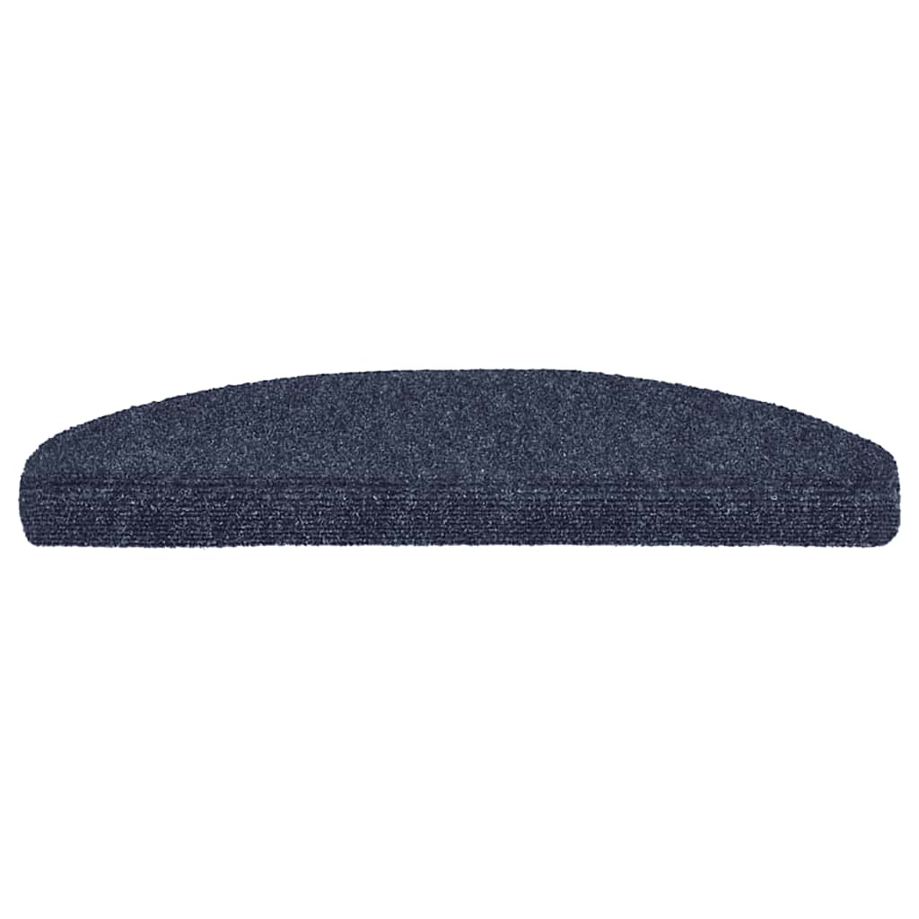 Vidaxl Treppenmatte Selbstklebend 65x21x4 cm Nadel Blau 15-Stück