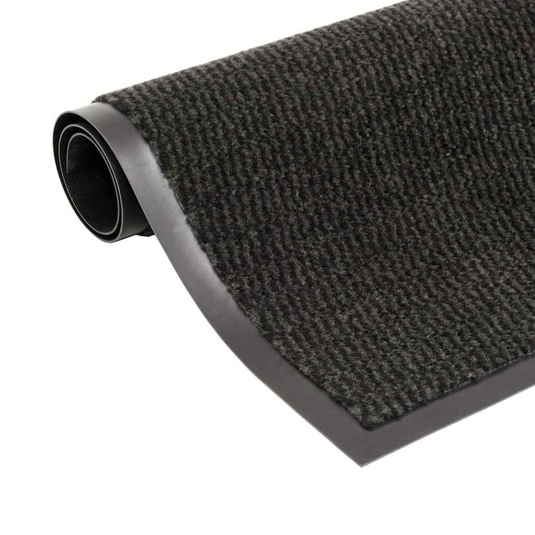 Vidaxl droogloopmat rechteckig getuftet 40x60 cm schwarz
