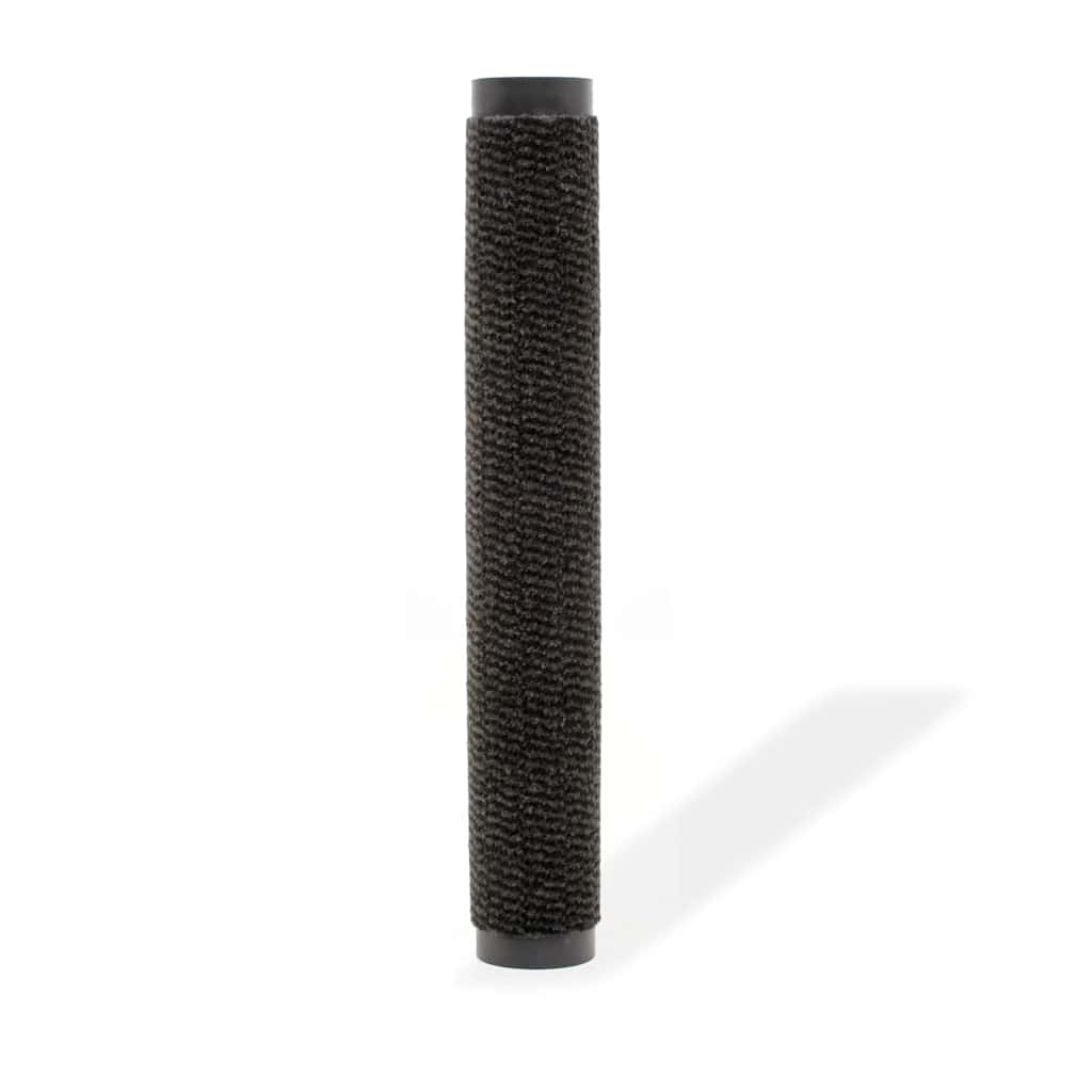 Vidaxl droogloopmat rechteckig getuftet 40x60 cm schwarz