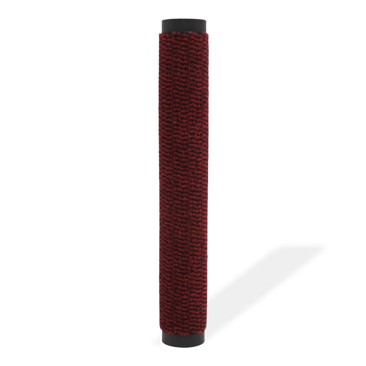 Vidaxl droogloopmat rechteckig getuftet 40x60 cm rot