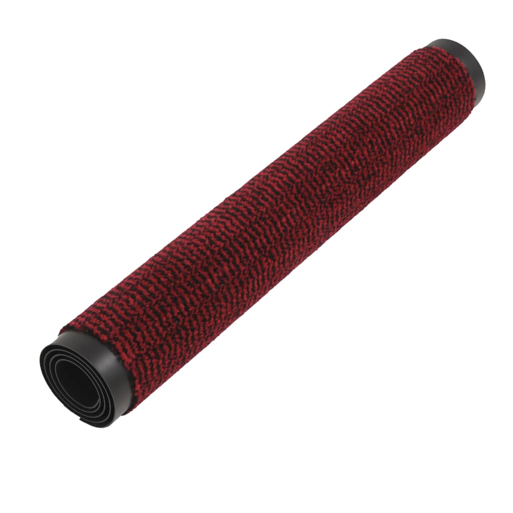 Vidaxl droogloopmat rechteckig getuftet 40x60 cm rot