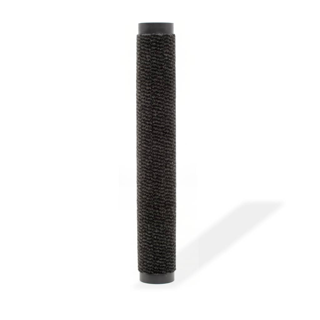 Vidaxl droogloopmat rechteckige Tufting 60x90 cm Schwarz