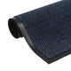 Vidaxl droogloopmat rechteckig getuftet 60x90 cm blau