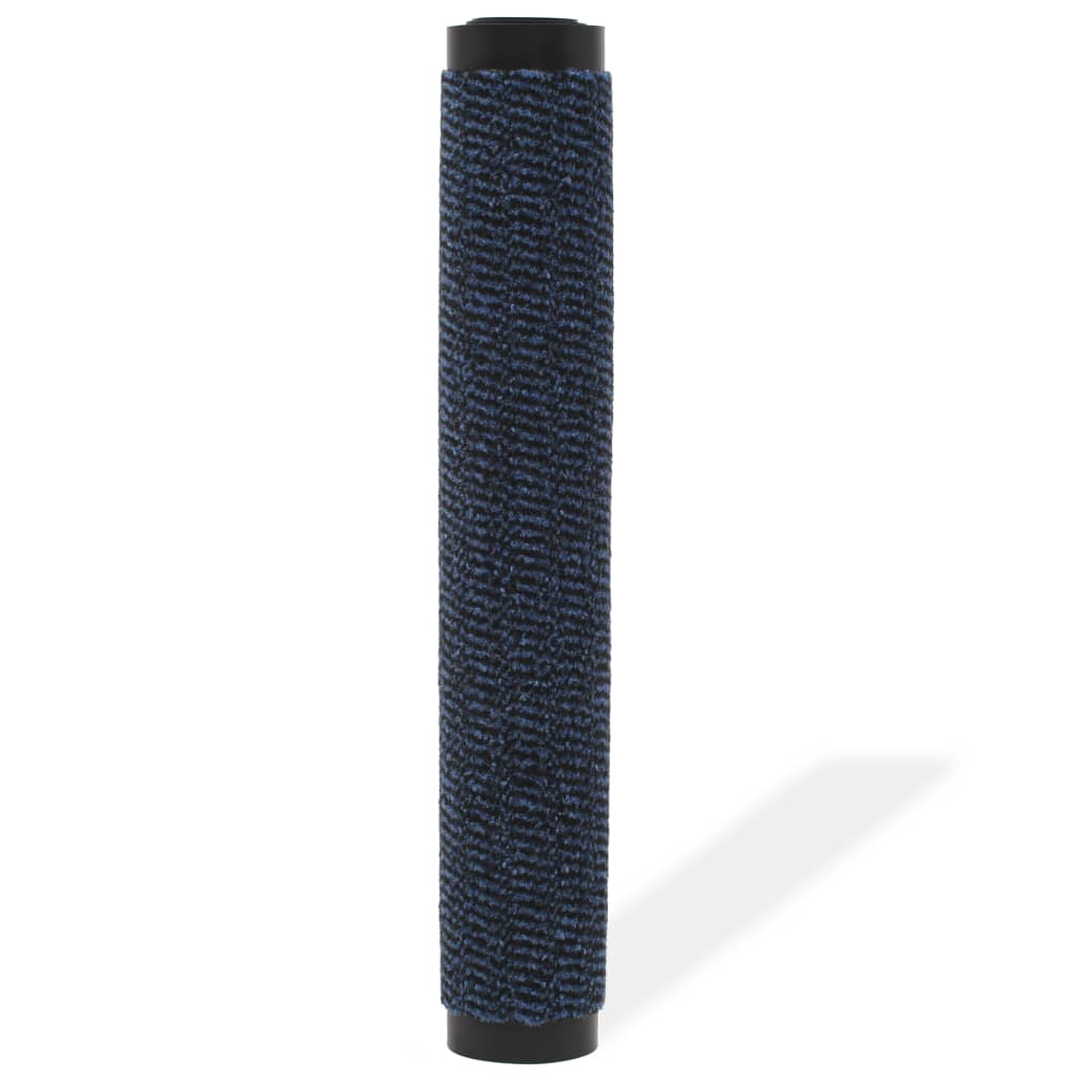 Vidaxl droogloopmat rechteckig getuftet 60x90 cm blau