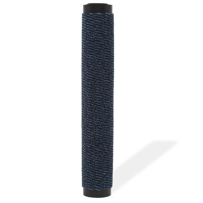 Vidaxl droogloopmat rechteckig getuftet 60x90 cm blau