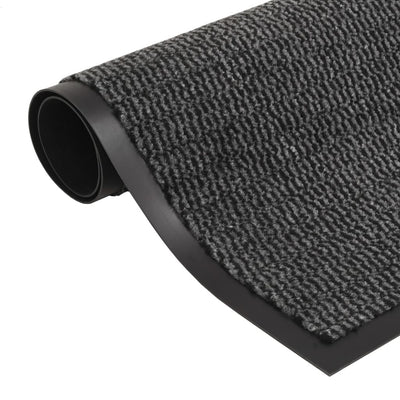 Vidaxl droogloopmat rechteckig getuftet 80x120 cm Anthrazit
