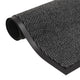 Vidaxl droogloopmat rechteckig getuftet 80x120 cm Anthrazit