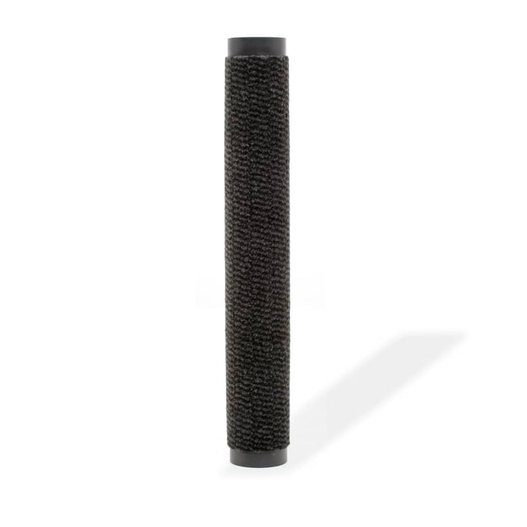 Vidaxl droogloopmat rechteckig getuftet 80x120 cm schwarz