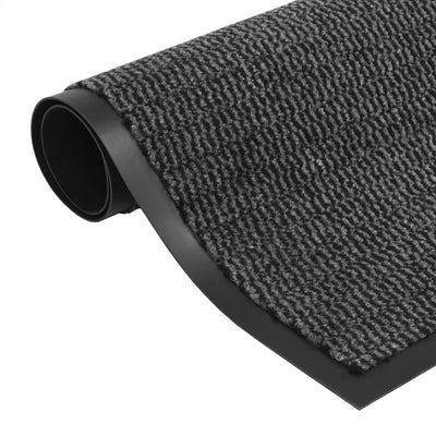 Vidaxl droogloopmat rechteckig getuftet 90x150 cm Anthrazit